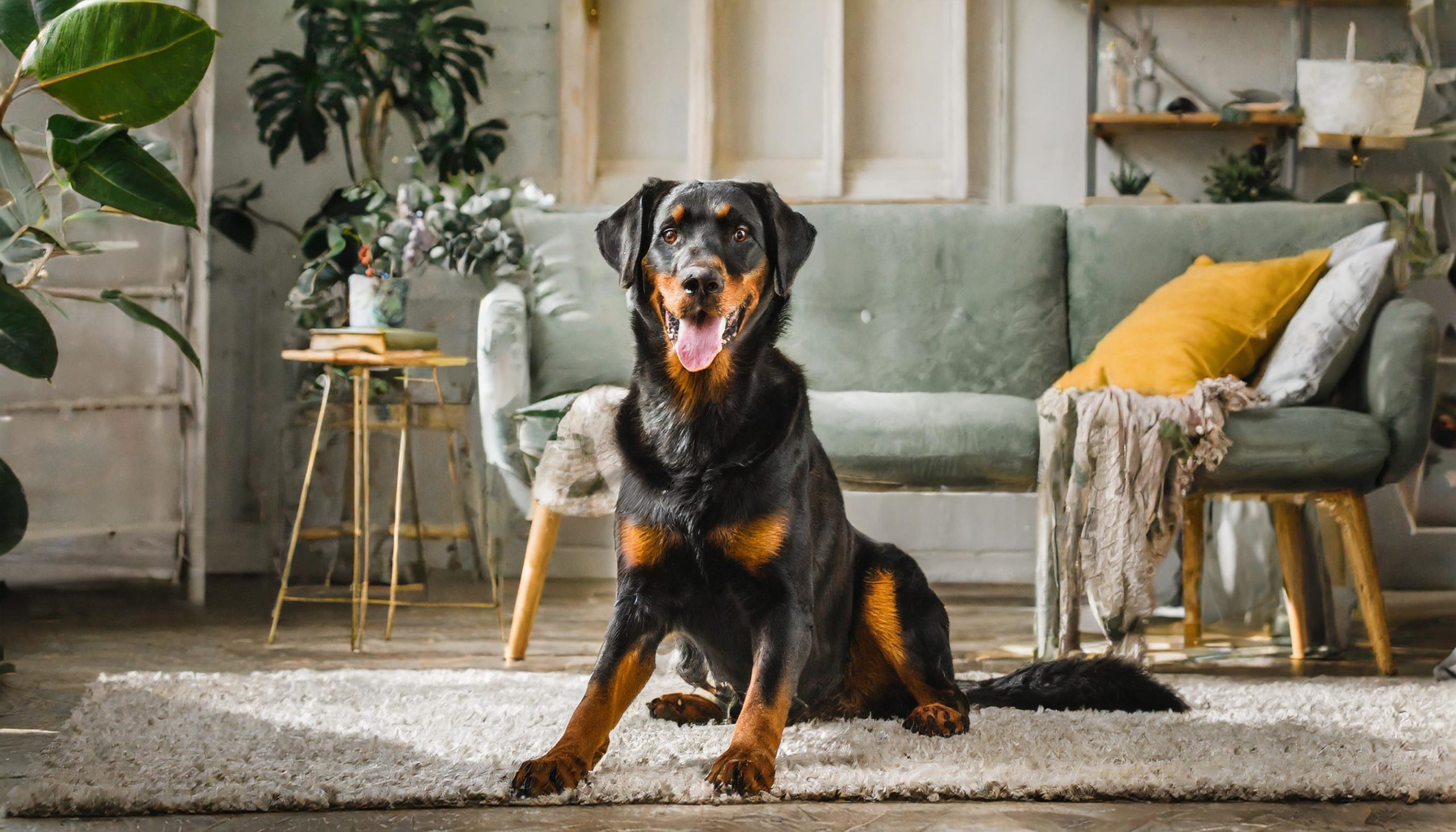 The beauceron, or berger de Beauce as its originally known, is a working dog from France. Developed in the 1500s as a hunter of wild boar, it also became useful as a herding dog and guardian of the flock.