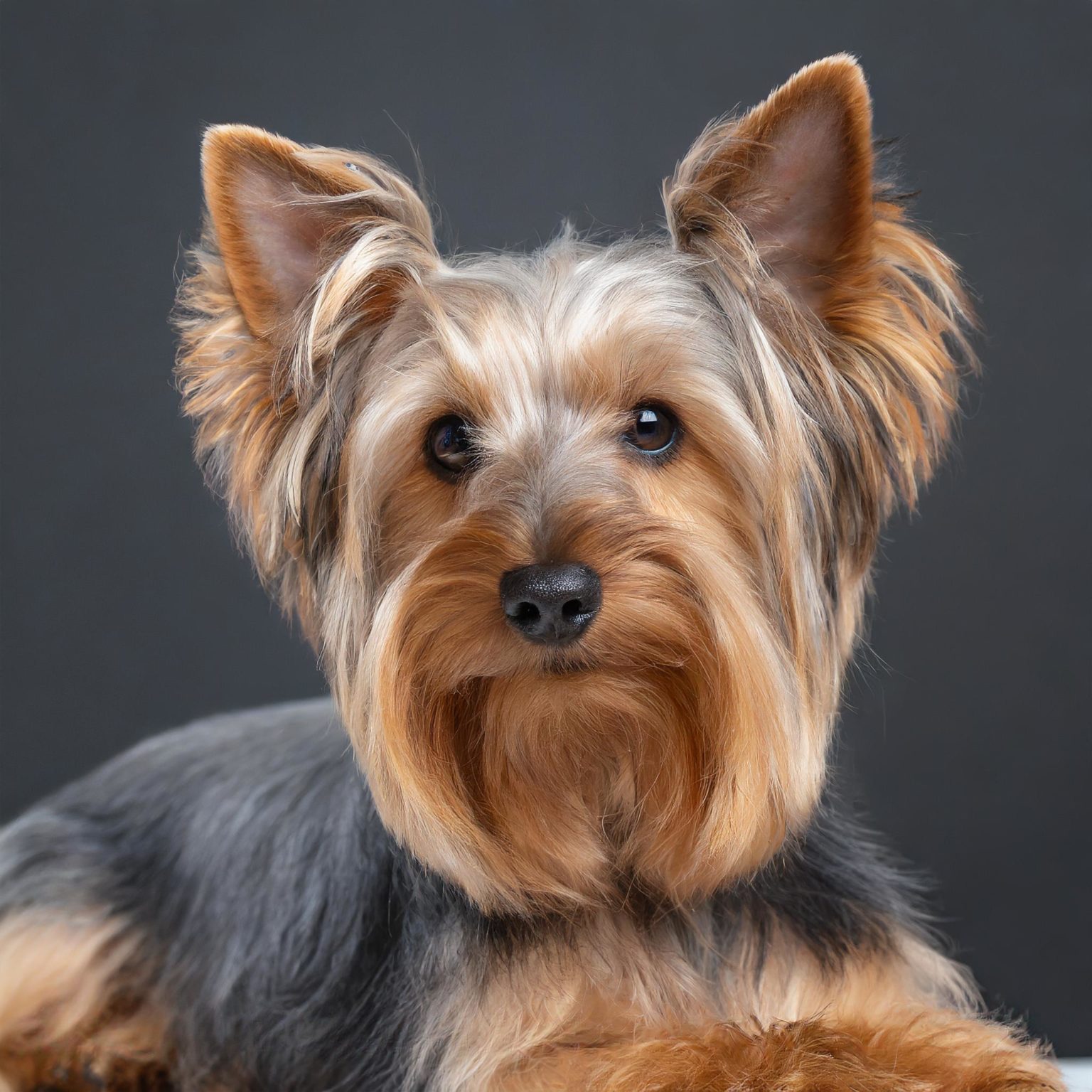A close up of the adorable australian silky terrier